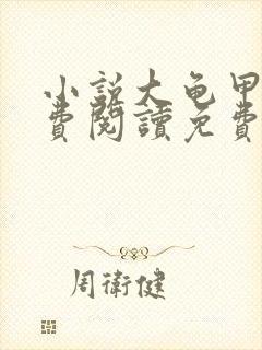 小说大龟甲师免费阅读免费