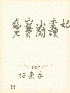 盛宠小蛮妃全文免费阅读