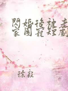 闪婚后被老公全家团宠短剧