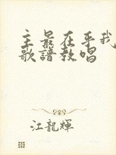 主最在乎我歌词歌谱教唱