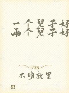 一个儿子好还是两个儿子好