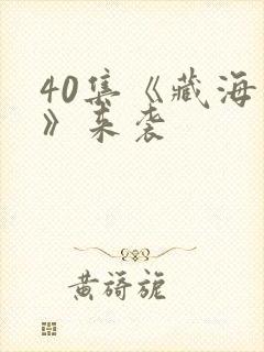 40集《藏海传》来袭