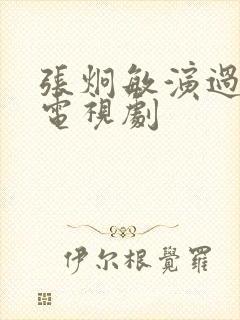 张炯敏演过什么电视剧