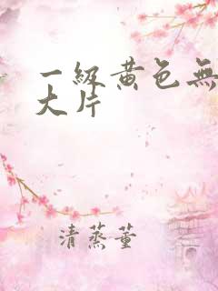 一级黄色无遮挡大片