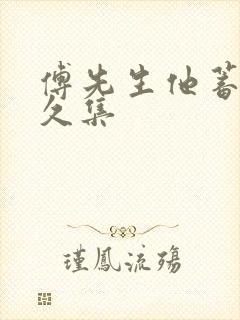 傅先生他蓄谋已久集