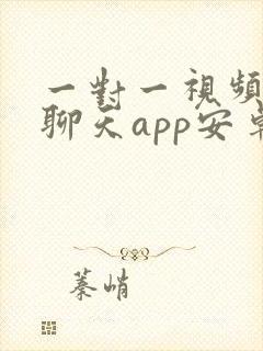 一对一视频交友聊天app安卓