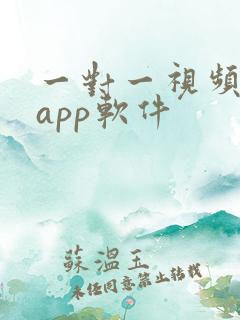 一对一视频聊天app软件