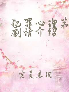 犯罪心理第四季剧情介绍