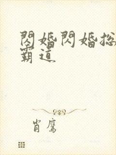 闪婚闪婚总裁太霸道