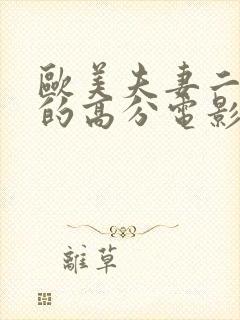 欧美夫妻二人看的高分电影