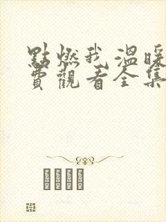 点燃我温暖你免费观看全集完整版高清