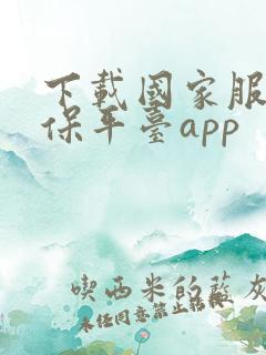 下载国家服务医保平台app