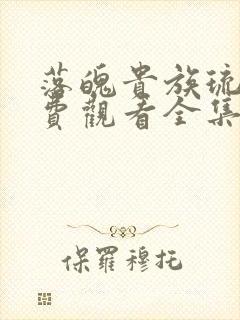 落魄贵族琉璃免费观看全集动漫版