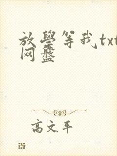 放学等我txt网盘