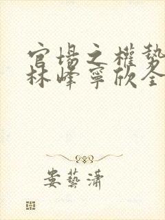 官场之权势滔天林峰宁欣全文