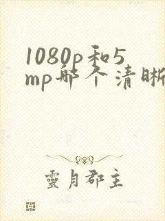 1080p和5mp哪个清晰度高