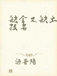 缺金又缺土的女孩名