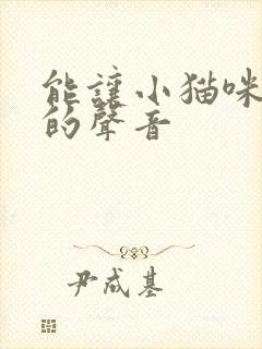 能让小猫咪过来的声音