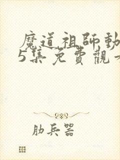 魔道祖师动漫35集免费观看