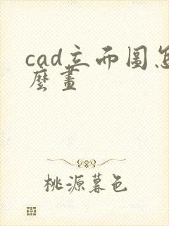 cad立面图怎么画