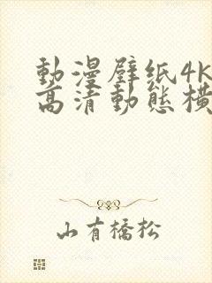 动漫壁纸4k超高清动态横屏