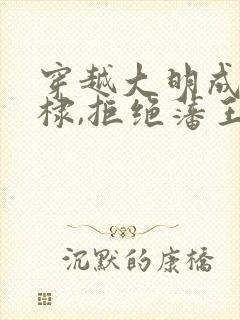 穿越大明成为朱棣,拒绝藩王的小说