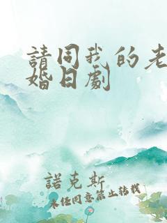 请同我的老公结婚日剧