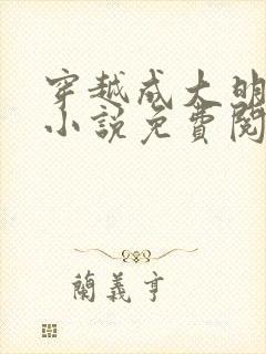 穿越成大明崇祯小说免费阅读