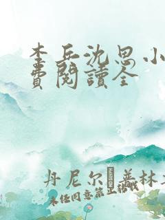 李兵沈思小说免费阅读全