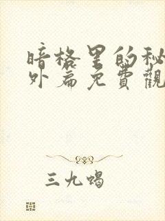 暗格里的秘密番外篇免费观看电视剧