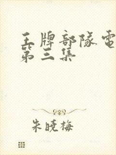 王牌部队电视剧第三集