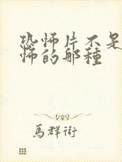 恐怖片不是很恐怖的那种