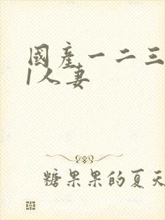 国产一二三区91人妻