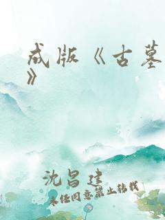 成版《古墓丽影》