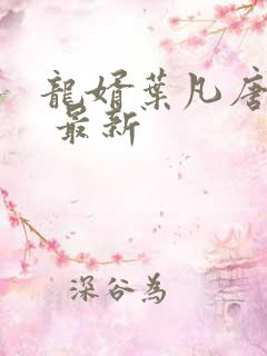 龙婿叶凡唐若雪 最新