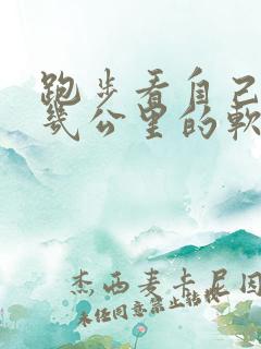 跑步看自己跑了几公里的软件