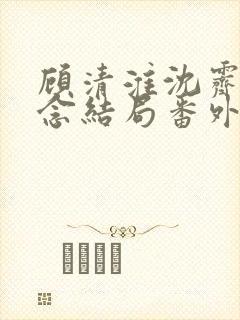 顾清淮沈霁禾乔念结局番外