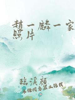 赵一麟一家三口照片