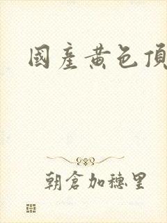 国产黄色顶级片