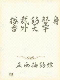 总裁的替身前妻番外天宇