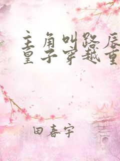 主角叫路辰的九皇子穿越重生小说