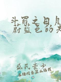 斗罗之日月再临 蔚蓝色的光