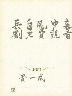 兵自风中来电视剧免费观看黄景瑜