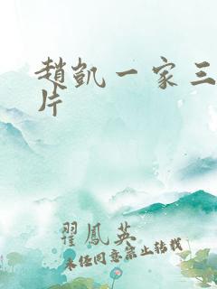 赵凯一家三口照片