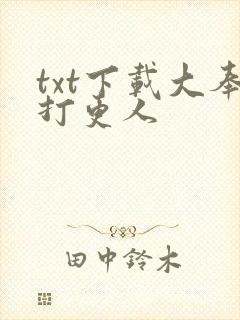 txt下载大奉打更人