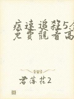 疾速追杀5全集免费观看高清