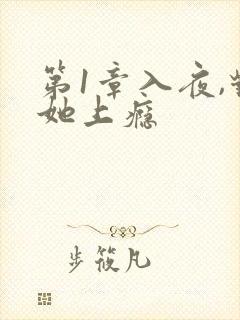 第1章入夜,对她上瘾