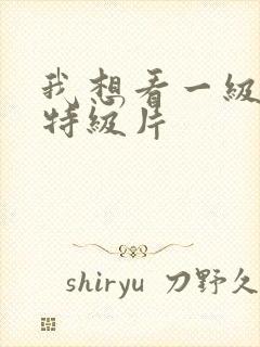 我想看一级黄色特级片