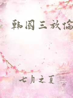 韩国三放伦理片