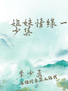 姐妹情缘一共多少集